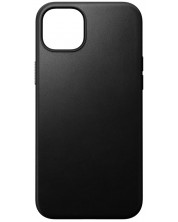 Калъф Nomad - Modern Leather, iPhone 15 Plus, черен