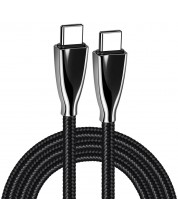 Кабел Xmart - Excellence, USB-C/USB-C, 1.5 m, черен -1