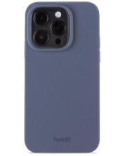 Калъф Holdit - Silicone, iPhone 15 Pro, син -1
