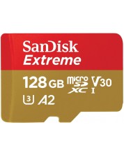 Карта памет SanDisk - Extreme, 128GB, за мобилни игри + RescuePRO Deluxe -1