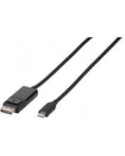Кабел Vivanco - 45527, USB-C/DisplayPort, 1.5m, черен