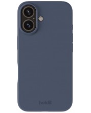 Калъф Holdit - Silicone, iPhone 16, Pacific Blue -1