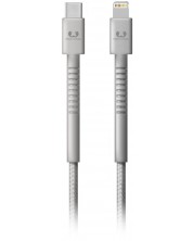 Кабел Fresh N Rebel - USB-C/Lightning, 3 m, светлосив