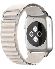 Каишка Techsuit - W037 Nylon, Apple Watch, 38/40/41 mm, бяла