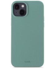 Калъф Holdit - Silicone, iPhone 15 Plus, Moss Green -1
