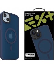 Калъф Next One - Мidnight Mist Shield MagSafe, iPhone 14, син