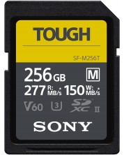 Карта памет Sony - Tough M-Series, 256GB, SDXC, UHS-II U3, черна -1