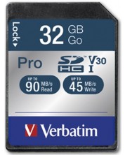 Карта памет Verbatim - PRO, 32GB, SDHC, Class10