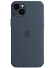 Калъф Apple - Silicone MagSafe, iPhone 14 Plus, Storm Blue