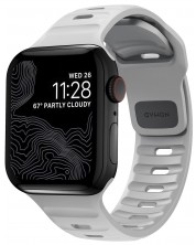 Каишка Nomad - Sport, Apple Watch 1-8/SE, S/M, сива