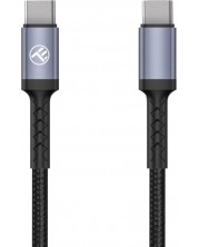 Кабел Tellur - TLL155421, USB-C/USB-C, 2 m, черен