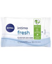 Nivea Кърпички за интимна хигиена Spring Water, 15 броя