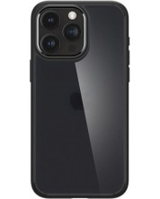 Калъф Spigen - Ultra Hybrid, iPhone 15 Pro, Frost Black -1