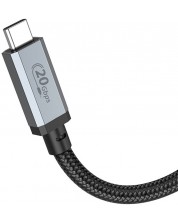 Кабел Hoco - US05, USB-C/USB-C, USB4, 1 m, 100W, черен -1