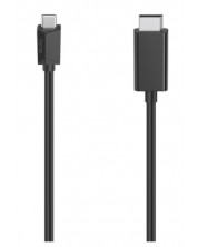 Кабел Hama - 200717, USB-C/DisplayPort, 1.5 m, черен -1