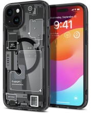 Калъф Spigen - Ultra Hybrid MagSafe, iPhone 15 Plus, черен