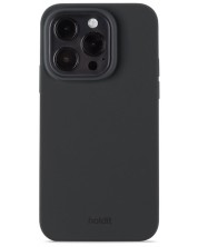 Калъф Holdit - Silicone, iPhone 15 Pro, черен
