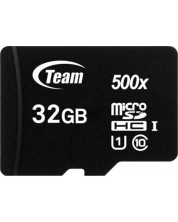 Карта памет Team Group - 32GB, microSDHC, Class10 + адаптер -1