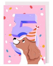 Картичка за рожден ден Creative Goodie - Кученце -1