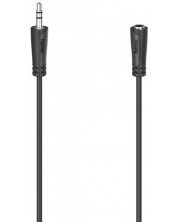 Удължителен аудио кабел Hama - 43302, AUX мъжки/AUX женски, 5m, блистер -1