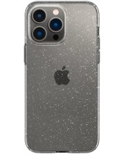 Калъф Spigen - Liquid Crystal Glitter, iPhone 14 Pro, Crystal Quartz