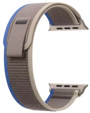 Каишка Trender - TR-ATX Textile, Apple Watch, 44/45 mm, кафява -1