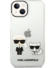Калъф Karl Lagerfeld - Ikonik K and C, iPhone 14 Plus, прозрачен -1