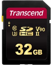 Карта памет Transcend - 32GB, SDHC, UHS-II U3, V90