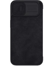 Калъф Nillkin - Qin Leather Pro, iPhone 14/13, черен -1