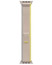 Каишка Apple - Trail Loop S/M, Apple Watch, 49 mm, сива/жълта