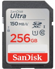 Карта памет SanDisk - Ultra, 256GB, SDXC, UHS-I -1