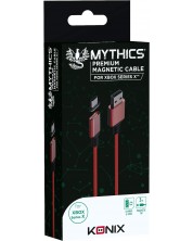 Кабел Konix - Mythics Premium Magnetic Cable 3 m, червен (Xbox Series X/S)