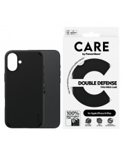 Калъф CARE - Feature Double Defence, iPhone 16 Plus, черен -1