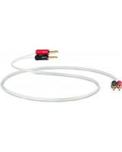 Кабел за колони QED - Performance Silver Micro, 4x RCA, 1 m, бял -1