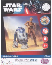 Картичка диамантен гоблен Craft Buddy - R2-D2  C-3PO