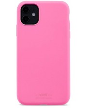 Калъф Holdit - Silicone, iPhone 11, розов