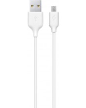 Кабел ttec - Charge/Data, USB-A/Micro USB, 1.2 m, бял -1