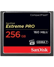 Карта памет SanDisk - Extreme PRO, 256GB, CF, UDMA 7 -1