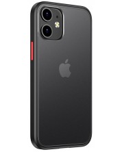 Калъф iPaky - Cucoloris, iPhone 12 Pro Max, черен/червен