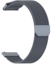 Каишка Techsuit - W009, Galaxy Watch/Huawei Watch, 20 mm, сива -1
