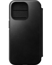 Калъф Nomad - Leather Folio MagSafe, iPhone 14 Pro, черен