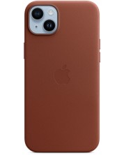 Калъф Apple - Leather MagSafe, iPhone 14 Plus, Umber -1