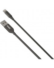 Кабел Yenkee - 612 BK, USB-A/Lightning, 2 m, черен