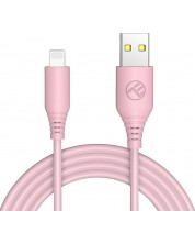 Кабел Tellur - TLL155399, USB-A/Lightning, 1 m, розов