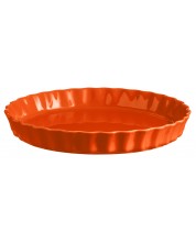 Керамична форма за тарт Emile Henry - 1.3 L, 29.5 cm, оранжева -1