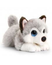 Плюшено легнало Keel Toys - Куче Хъски, 25 cm