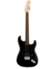 Електрическа китара Fender - Squier Sonic Stratocaster, черна -1