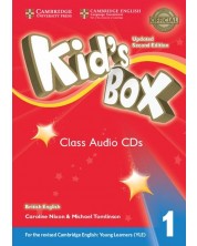 Kid's Box 1: Updated Second edition Audio CD (4): Английски език - ниво Pre-A1 (4 Audio CD)