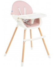 Стол за хранене KikkaBoo - Nutri Wood, Pink