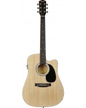 Електро-акустична китара Fender - Squier SA-105CE, бежова